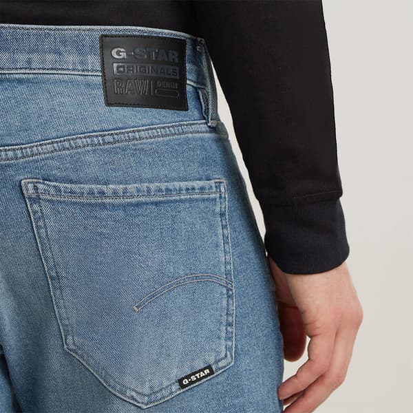 G-star Mosa Straight Fit Jeans Blå 33 / 34 Mand