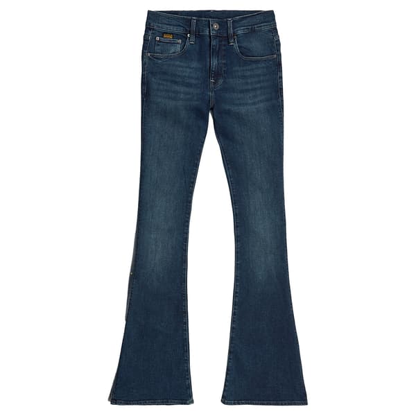 G-star 3301 Flare Jeans Blå 27 / 30 Kvinna