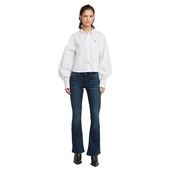 G-star 3301 Flare Jeans Blå 27 / 30 Kvinna