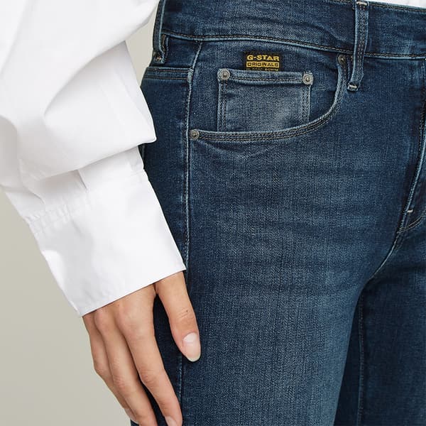 G-star 3301 Flare Jeans Blå 27 / 30 Kvinna