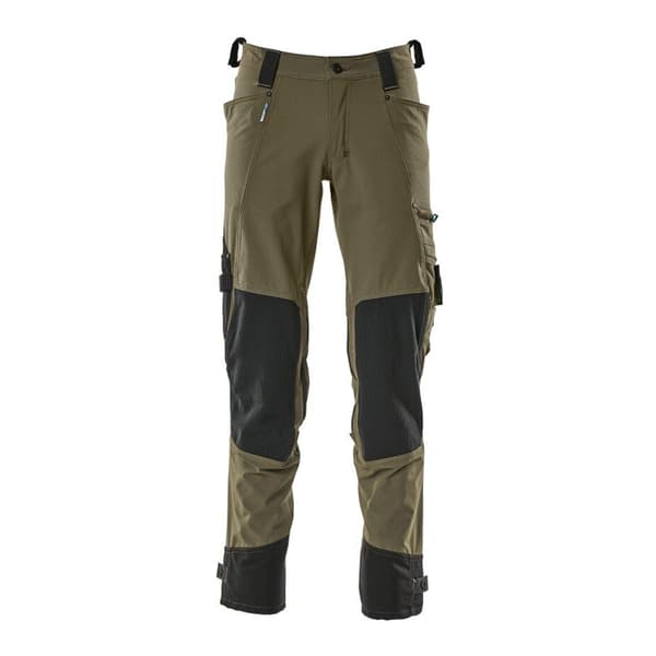 Mascot Advanced 17079 Knee Pad Pockets Bukser Grøn 52 / 30 Kvinde