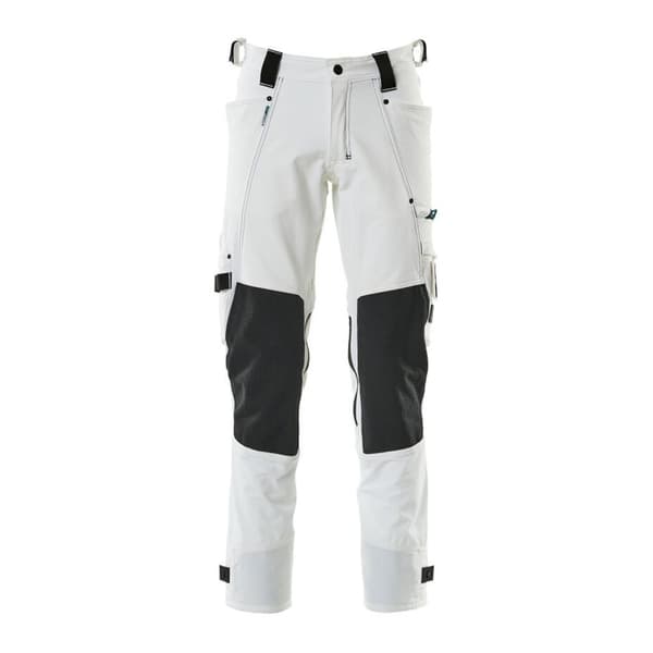 Mascot Advanced 17079 Knee Pad Pockets Byxor Vit 66 / 32 Kvinna