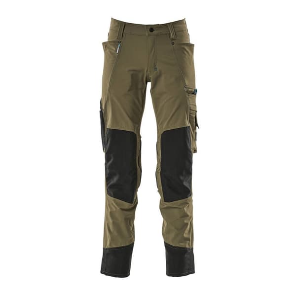 Mascot Knee Pad Pockets Advanced 17179 Big Bukser Grøn 58 / 32 Mand