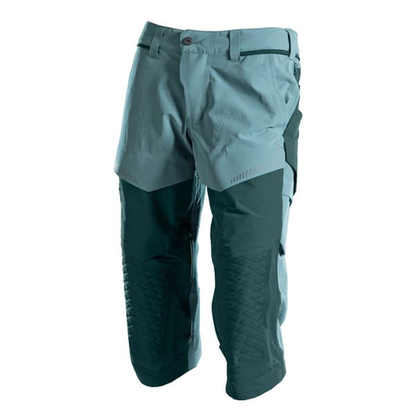 Mascot Knee Pad Pockets Customized 22249 3/4-byxor Grönt 62 Man