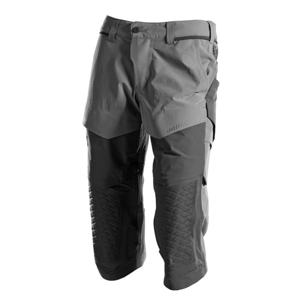 Mascot Knee Pad Pockets Customized 22249 3/4-byxor Grå 54 Man