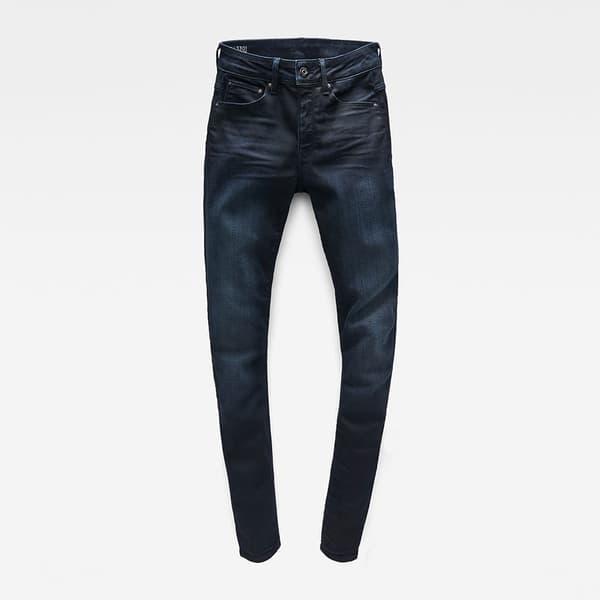 G-star 3301 High Waist Skinny Jeans Blå 23 / 32 Kvinde