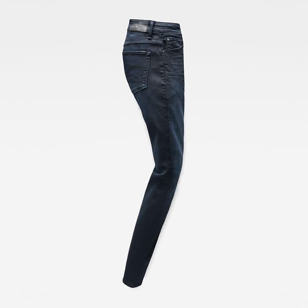 G-star 3301 High Waist Skinny Jeans Blå 23 / 32 Kvinde