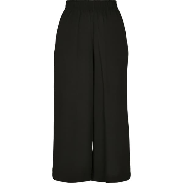 Urban Classics Wide Viscose Culotte Big Bukser Sort 5XL Kvinde