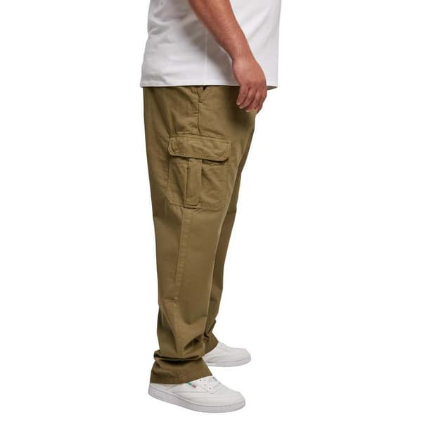 Urban Classics Straight Mid Waist Cargobukser Grøn 40 Mand