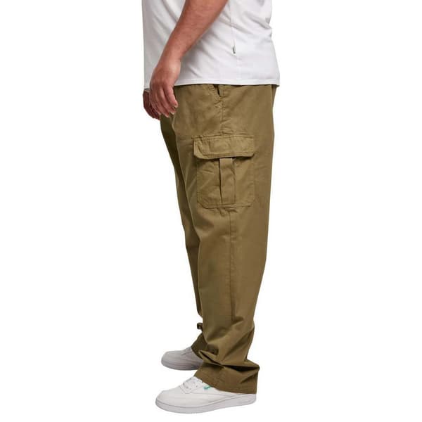 Urban Classics Straight Mid Waist Cargobukser Grøn 40 Mand