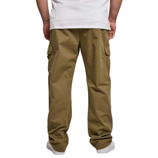 Urban Classics Straight Mid Waist Cargobukser Grøn 40 Mand