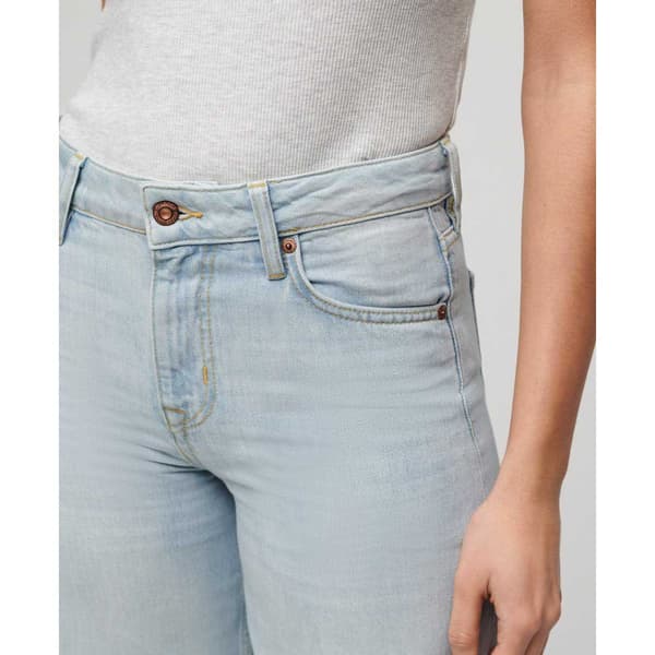 Superdry Raw Hem Wide Flare Högmidjadeans Grå 30 / 30 Kvinna