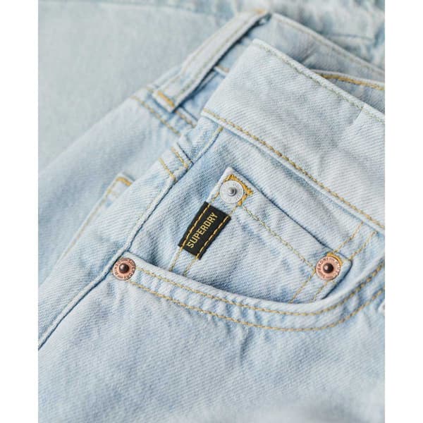 Superdry Raw Hem Wide Flare Högmidjadeans Grå 30 / 30 Kvinna