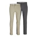 Pikkukuva 1 / 8: Jack & Jones Marco Dave Chinohousut 2 Yksiköt Beige,Harmaa 33 / 34 Mies