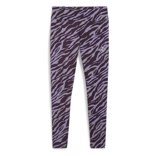 Puma Ess+ Animal Aop Leggings Grå,Lila L Kvinna