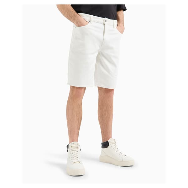 Armani Exchange 6dzj65_z1zrz Korte Jeans Hvid 33 Mand
