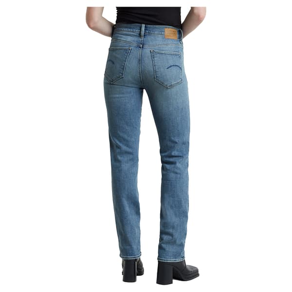 G-star Strace Straight Fit Jeans Blå 26 / 30 Kvinde