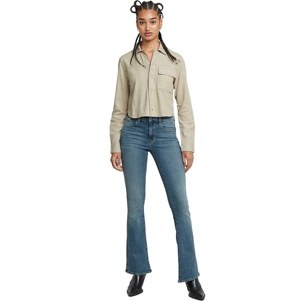 G-star 3301 Flare Jeans Blå 31 / 32 Kvinde