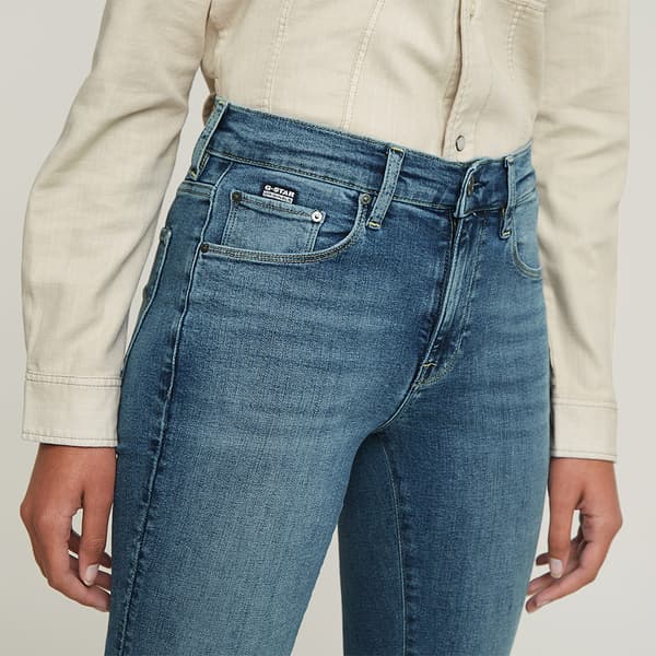 G-star 3301 Flare Jeans Blå 31 / 32 Kvinde