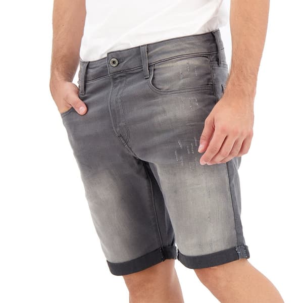 G-star 3301 Slim 1/2 Korta Jeans Grå 27 Man