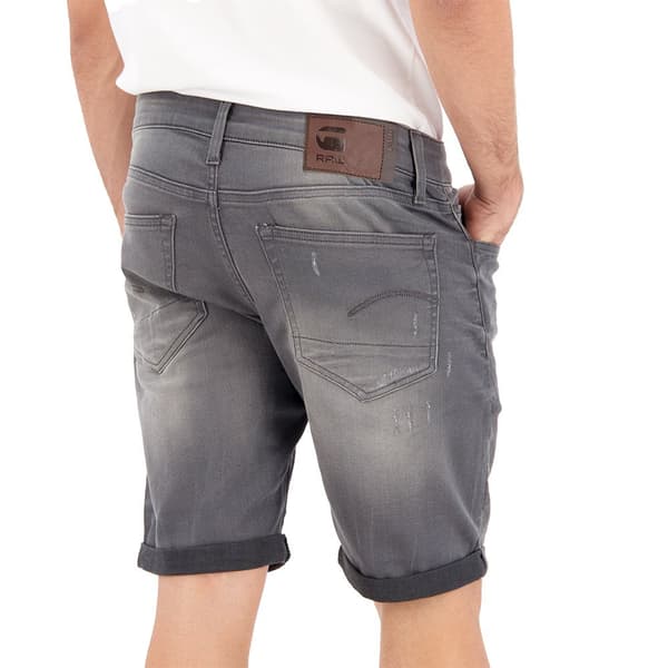 G-star 3301 Slim 1/2 Korta Jeans Grå 27 Man
