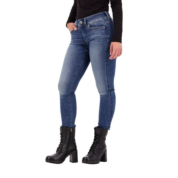 G-star Lynn Mid Waist Super Skinny Jeans Blå 26 / 32 Kvinna