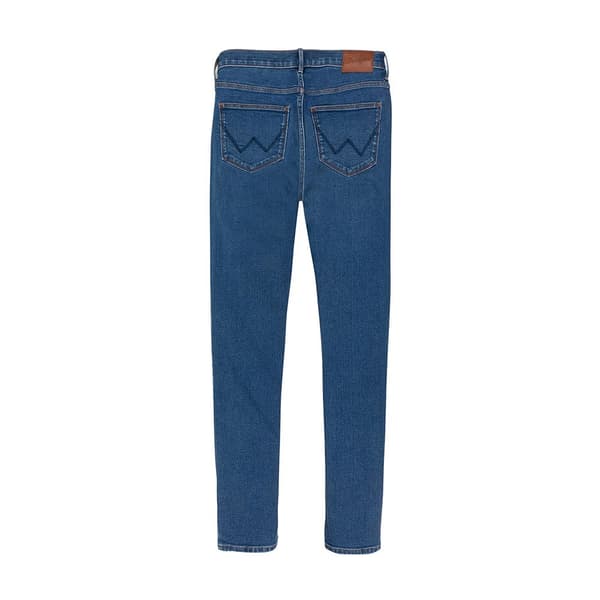 Wrangler High Rise Skinny Højtaljede Jeans Blå 29 / 34 Kvinde