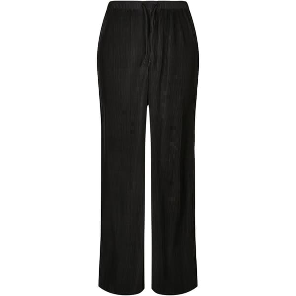 Urban Classics Plisse Højtaljede Bukser Sort 4XL Kvinde