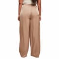 Miniatyrbillede 1 af 5: Urban Classics Satin Wide Bukser Rosa 5XL Kvinde