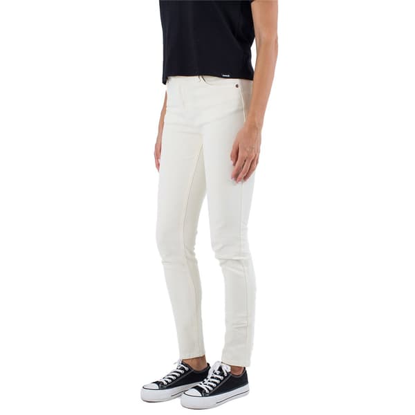 Hurley Oceancare Mary Højtaljede Jeans Beige 26 Kvinde