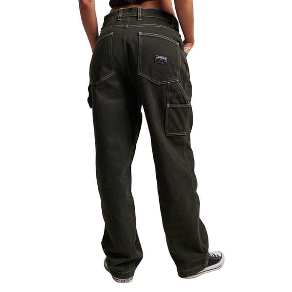 Superdry Contrast Carpenter Jeans Svart 28 / 32 Kvinna
