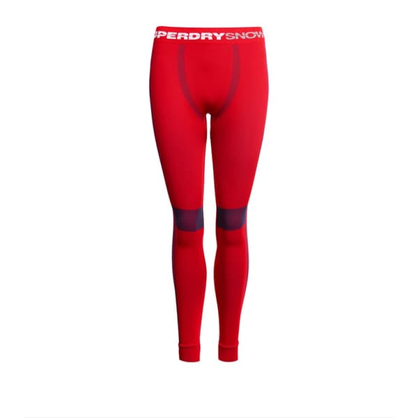 Superdry Seamless Baselayer Sportsbukser Rød S Mand