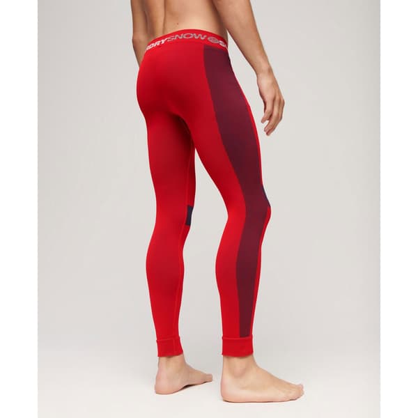 Superdry Seamless Baselayer Sportsbukser Rød S Mand