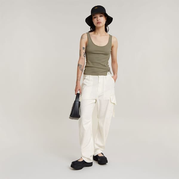 G-star Soft Outdoors Byxor Beige 24 Kvinna