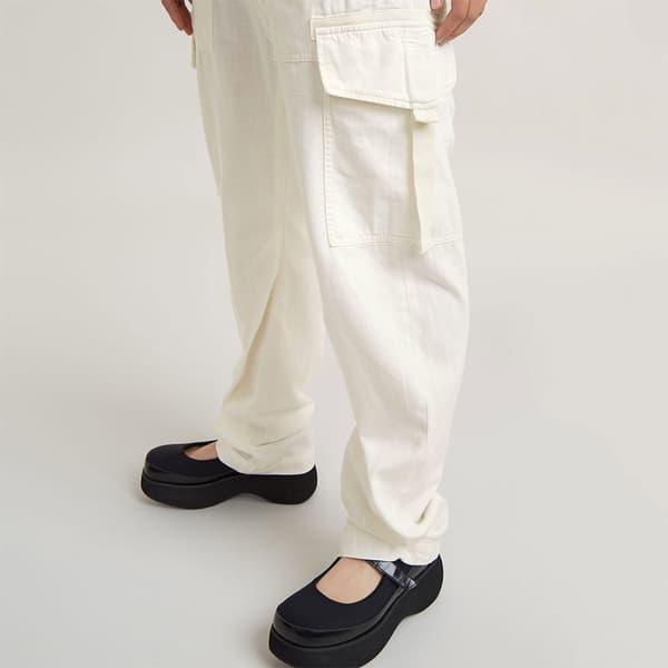 G-star Soft Outdoors Byxor Beige 24 Kvinna