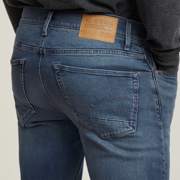 G-star 3301 Slim Jeans Blå 28 / 32 Man