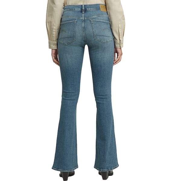 G-star 3301 Flare Jeans Blå 27 / 30 Kvinna