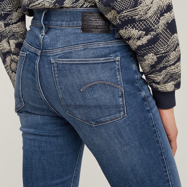 G-star 3301 Skinny Jeans Blå 29 / 30 Kvinna