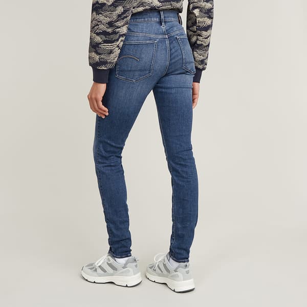 G-star 3301 Skinny Farkut Sininen 28 / 32 Nainen