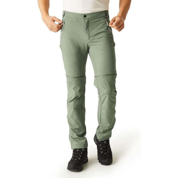 Regatta Mountain Zip Off Bukser Grøn 42 / Short Mand