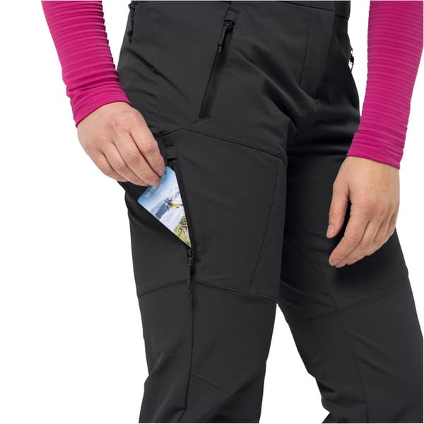 Jack Wolfskin Glastal Winter Byxor Svart 36 / Short Kvinna