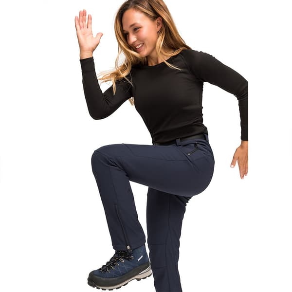 Maier Sports Tech Pants W Byxor Blå XS / Regular Kvinna