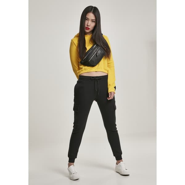 Urban Classics Camo Terry Bukser Sort S Kvinde
