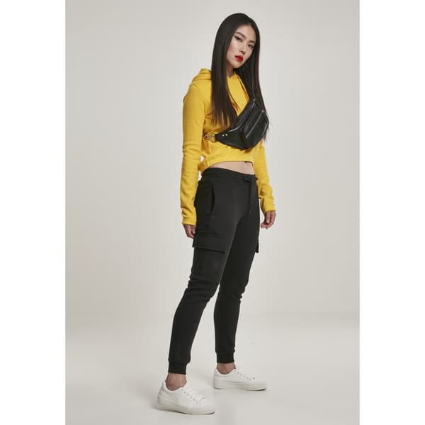 Urban Classics Camo Terry Bukser Sort S Kvinde