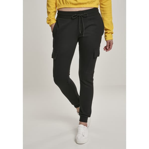 Urban Classics Camo Terry Bukser Sort S Kvinde