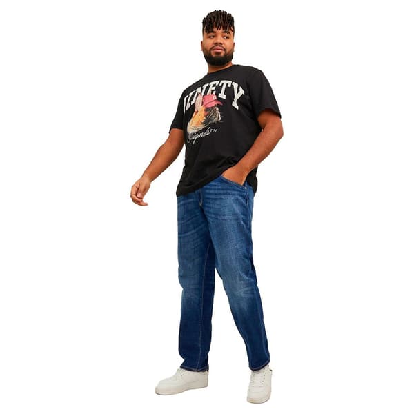 Jack & Jones Glenn Fox Ge 348 Slim Fit Plus Size Jeans Blå 40 / 30 Man