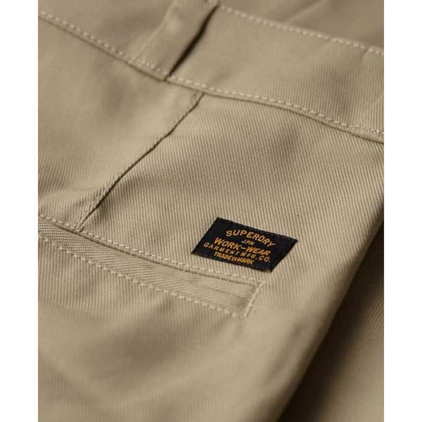 Superdry Straight Chinobyxor Brun 28 / 32 Man