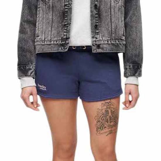Superdry Essential Logo Ub Shorts Grå XS Kvinna