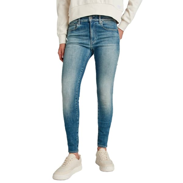 G-star 3301 Skinny Fit Jeans Blå 26 / 32 Kvinna