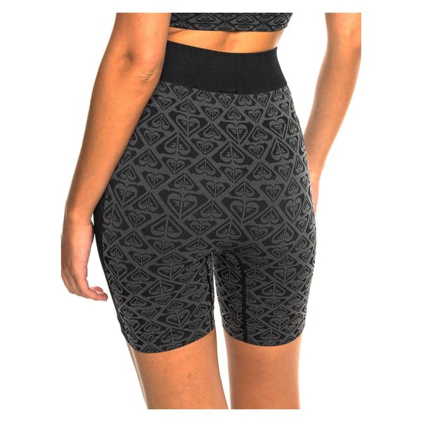 Roxy Chill Heart Lyhyet Leggingsit Musta,Harmaa XS-S Nainen